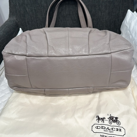 Coach Madison Maggie Handbag Gray Leather #A 1275-16503 - Picture 8 of 11